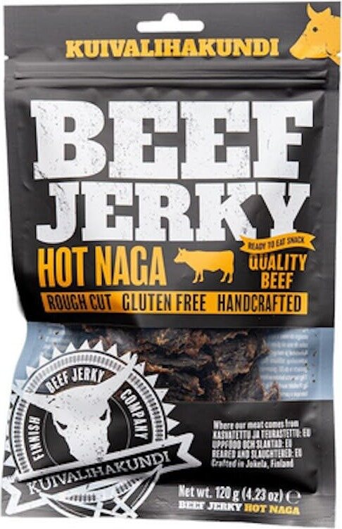 Kuivalihakundi Beef Jerky 120g Hot Naga