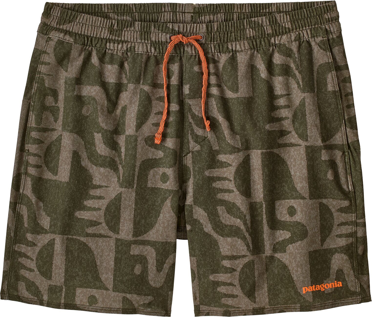 Patagonia Hydropeak Volley Shorts 16" Mens Mother Tree: Basin Green