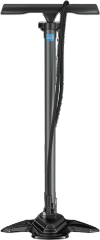 PRO Floorpump Team Tubeless Pump and Compressor Integrated Black