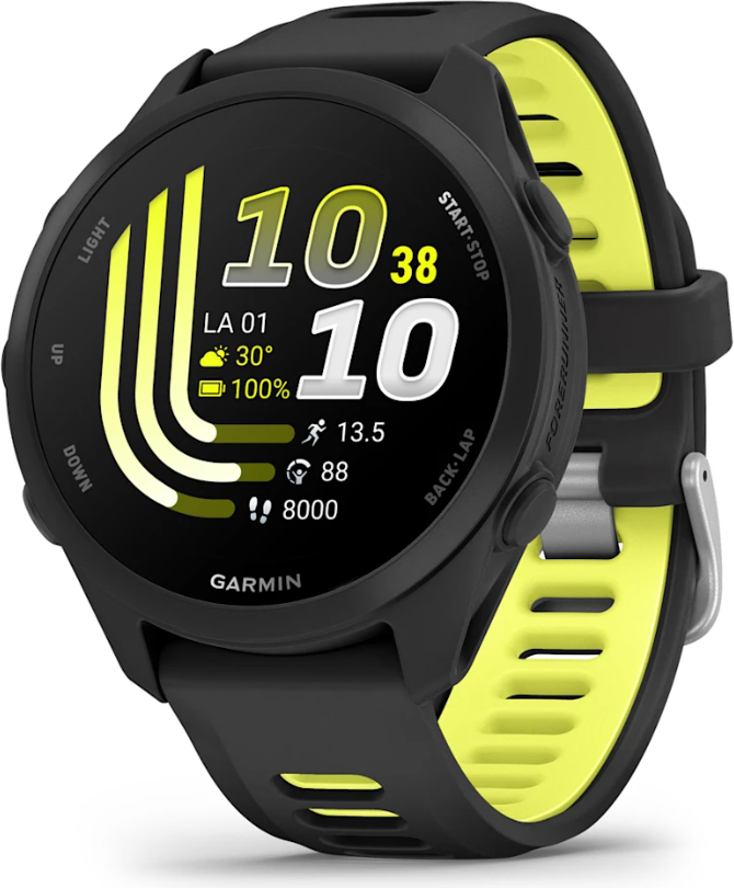 Garmin Forerunner 170 Music Black w/ Black/Amp Yellow Band