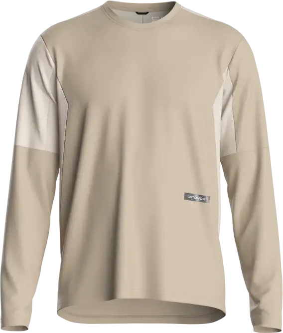 Ortovox Sequence Free Jersey Long Sleeve Mens Dark Linen