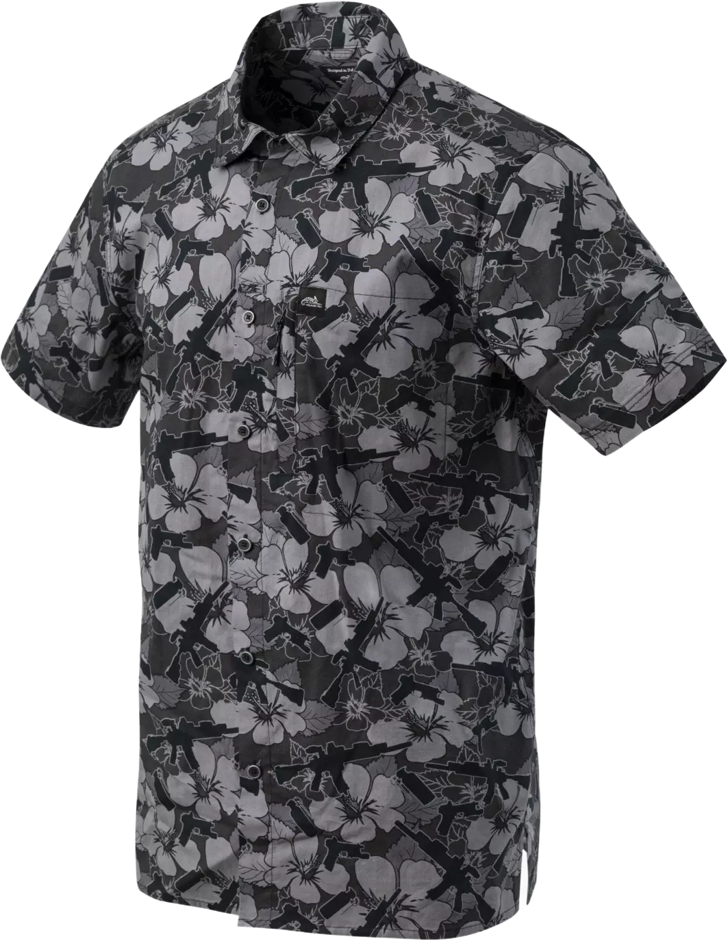 Helikon-Tex Hawaiian T-shirts Mens Dark Ops