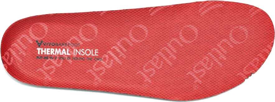 VivoBarefoot Thermal Insole Mens Red