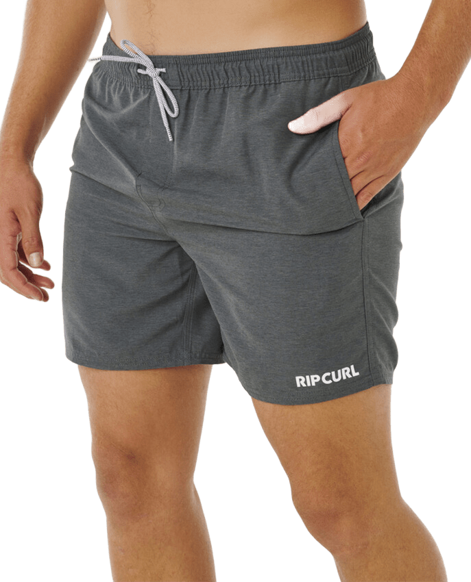 Rip Curl Streamline Heather Volley Short Mens Black Heather