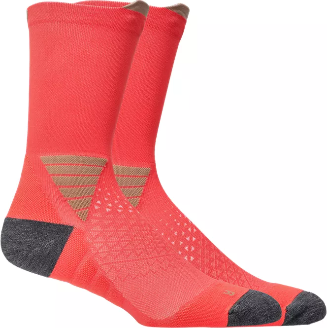 Asics Fujitrail Crew Sock Sun Coral