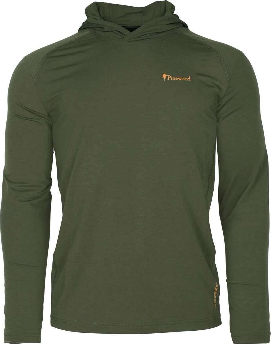 Pinewood Insectsafe Function Hoodie Mens Moss Green