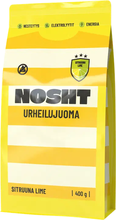 NOSHT Urheilujuoma 400g Sitruuna Lime