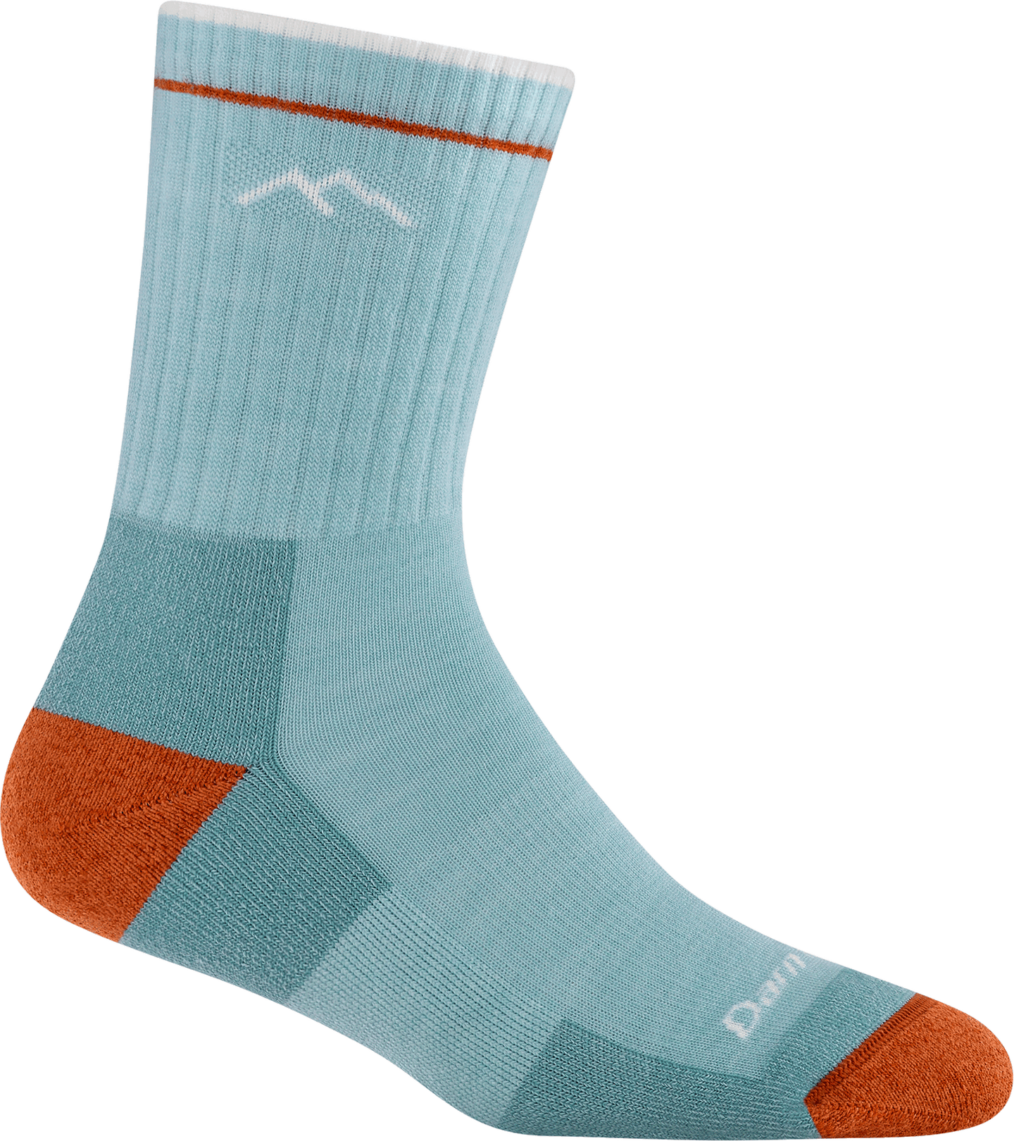 Darn Tough Hiker Micro Crew Midweight Hiking Sock Womens Glacier