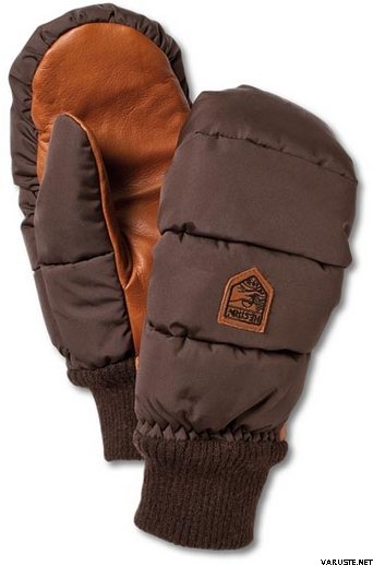 Hestra Swiss Wool Merino Loft - Mitten Ruskea