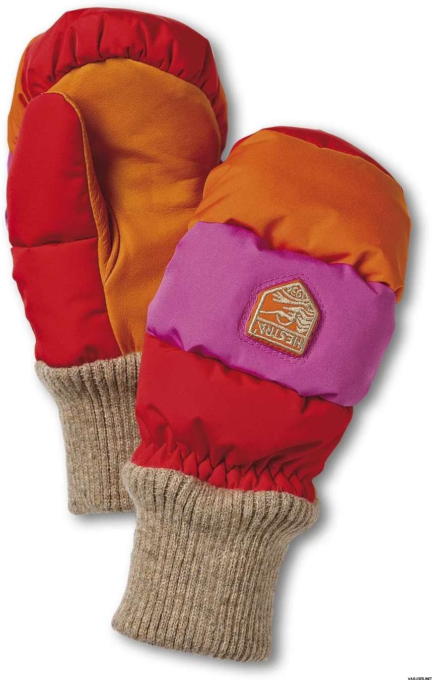 Hestra Swisswool Merino Loft Mitt Punainen