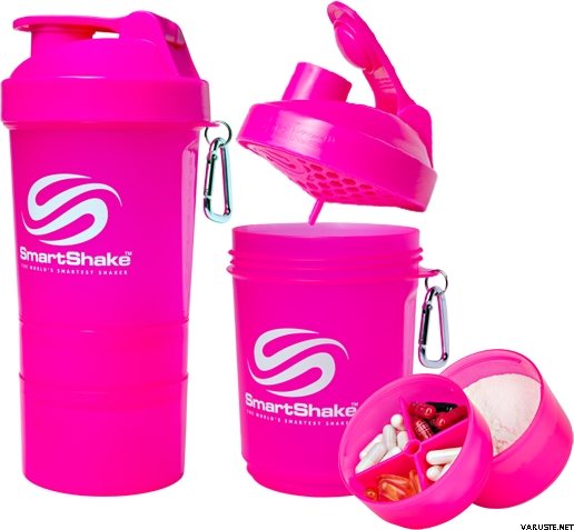 SmartShake Original 600ml Neon pink