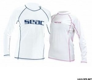 Seacsub Sunguard Long Lady Valkoinen/vaaleanpunainen
