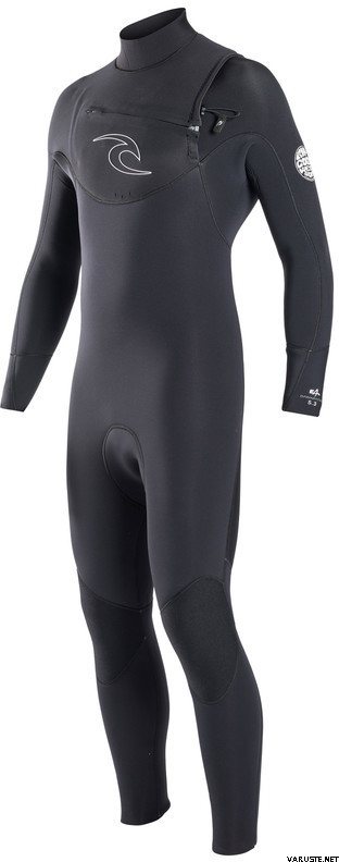 Rip Curl Dawn Patrol 3/2 C/Zip Steamer Musta (90)