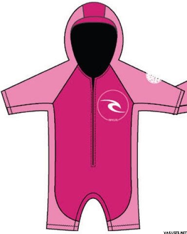 Rip Curl Kids UV L/SL Peaked Spring Hot Pink