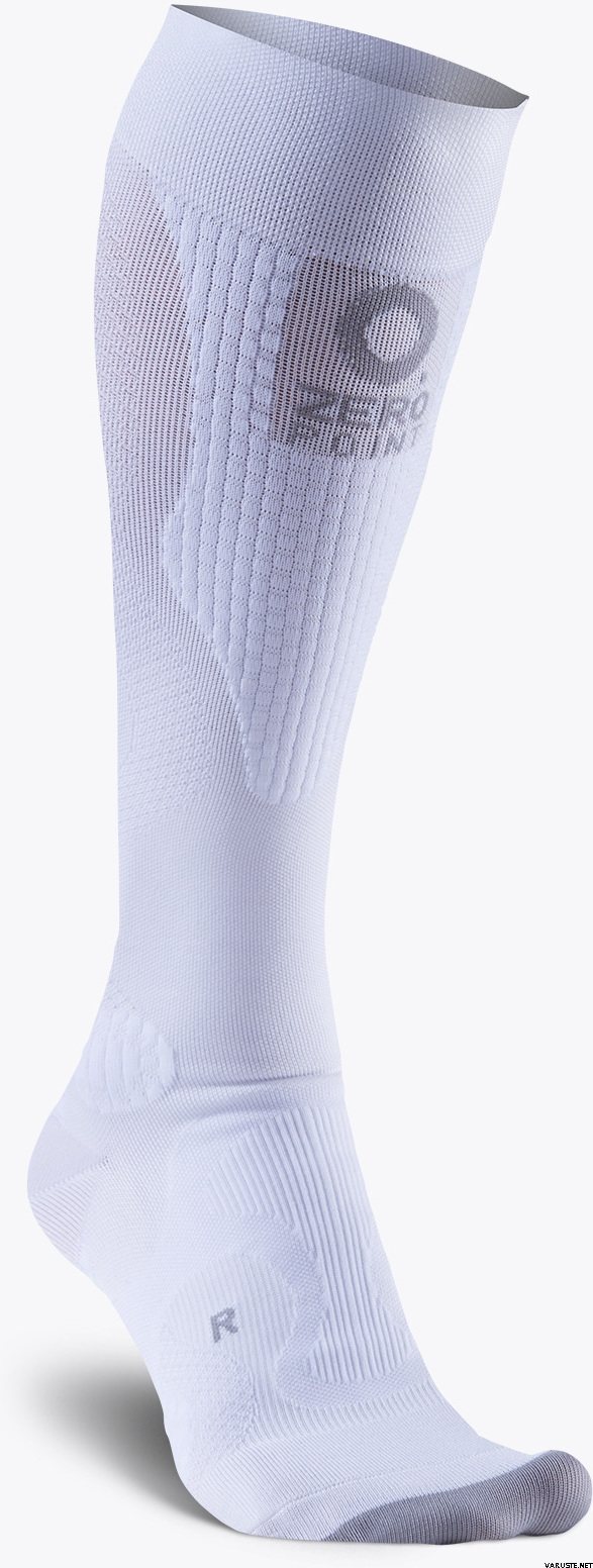 Zero Point Intense Compression Socks Pure White