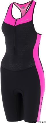 Orca 226 Kompress Race Suit Women (2016) Black/Poppy Pink
