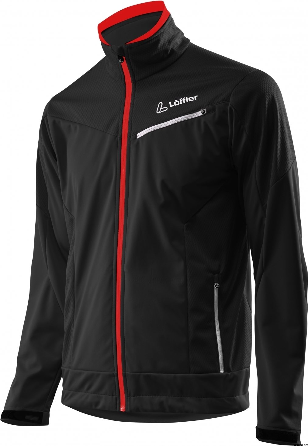 Löffler WS Soft Shell Light Takki, Miesten Black