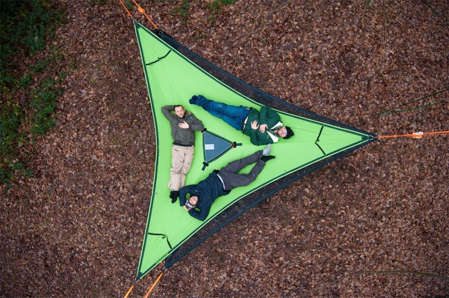 Tentsile Trillium Hammock Vihreä kangas