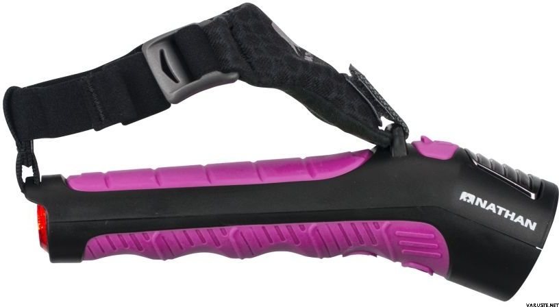 Nathan Zephyr Fire 100 taskulamppu Black/Floro Fuchsia