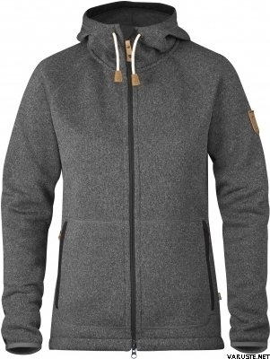 Fjällräven Övik Fleece Hoodie Women Dark Grey
