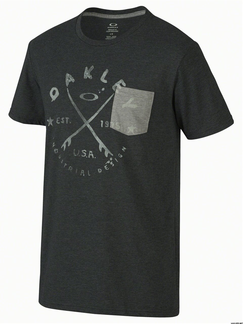 Oakley Stoked Tee Jet Black Heather