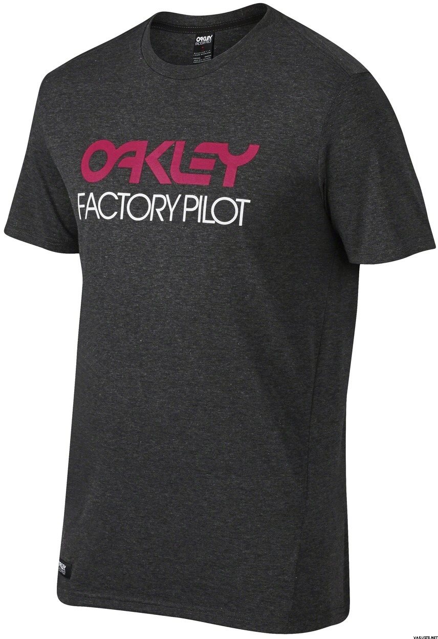 Oakley Factory Pilot Basic Graphic Tee Jet Black Heather
