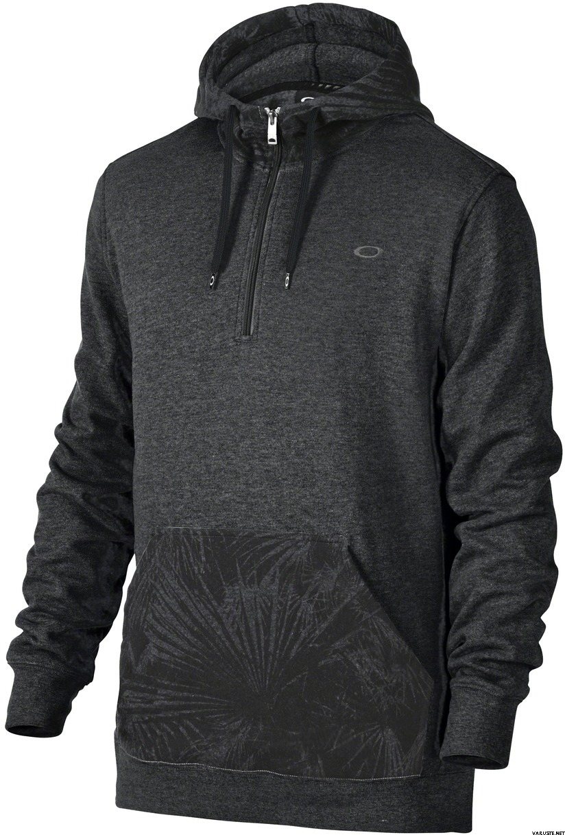 Oakley Print Pullover Hoodie Jet Black Heather
