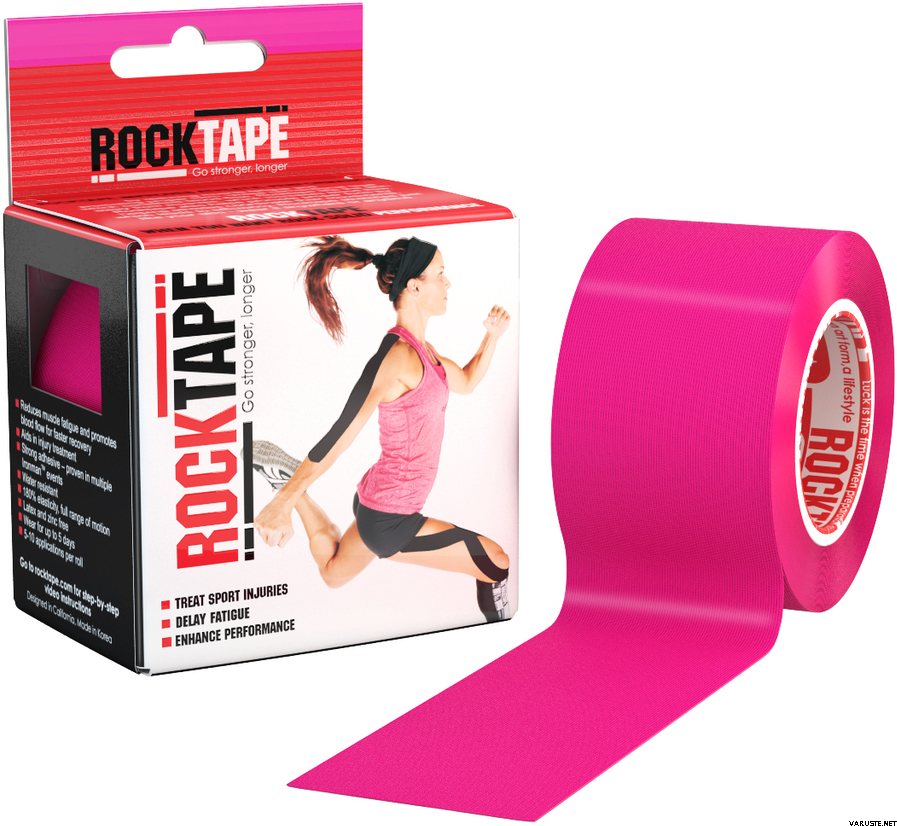 Rocktape Kinesioteippi 5cm x 5m Pinkki