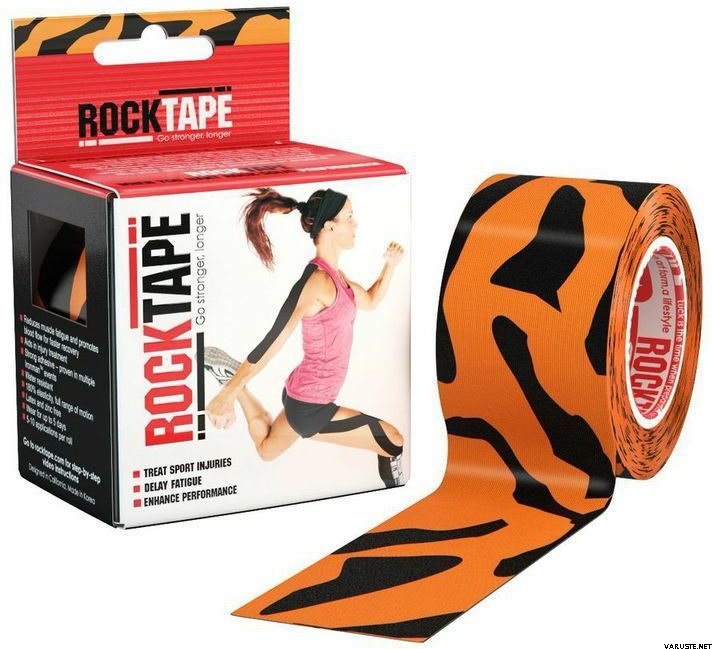 Rocktape Kinesioteippi 5cm x 5m Tiikeri