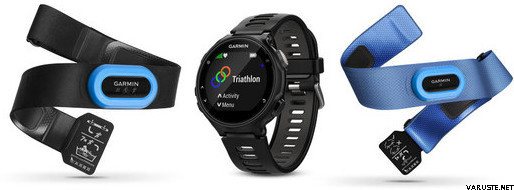 Garmin Forerunner 735XT Tri Bundle (sis. HRM-Tri & HRM-Swim -mittarit) Black/Grey