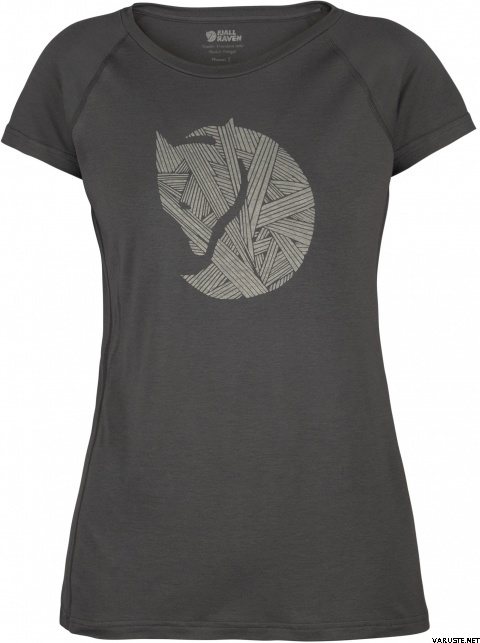 Fjällräven Abisko Trail T-Shirt Print Women Dark Grey (030)