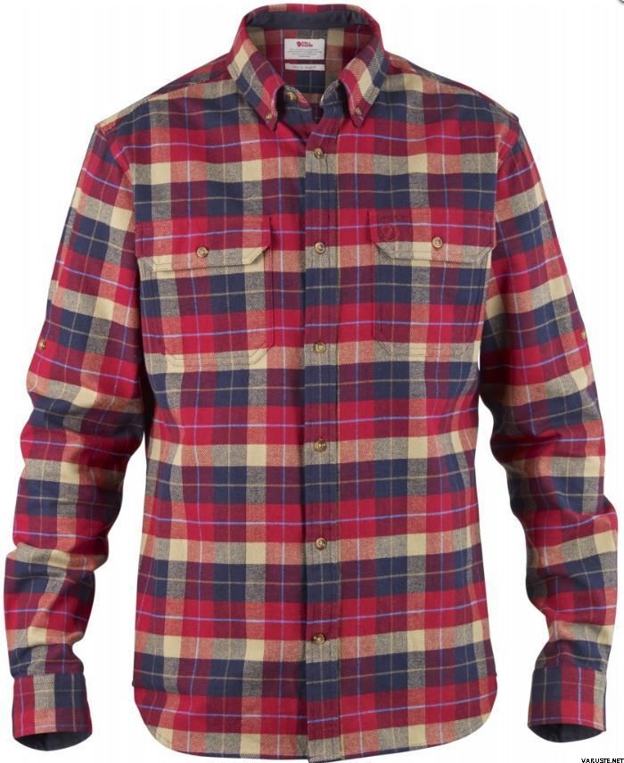 Fjällräven Sarek Heavy Flannel Shirt Deep Red (325)