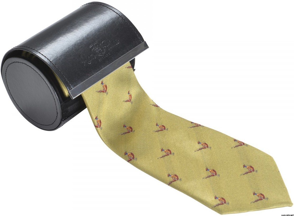 Alan Paine Silk Tie - Standing Pheasant Gold