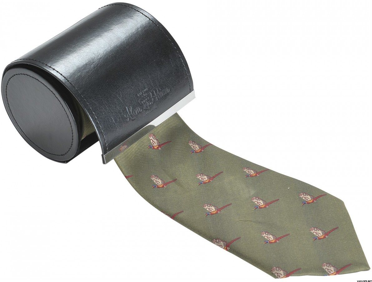 Alan Paine Silk Tie - Flying Pheasant Olive