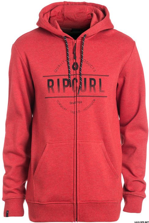 Rip Curl Rounded Rip ZT Hood Pompeian Red Ma