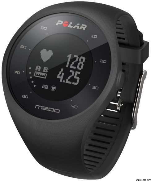 Polar M200 GPS-juoksukello Musta