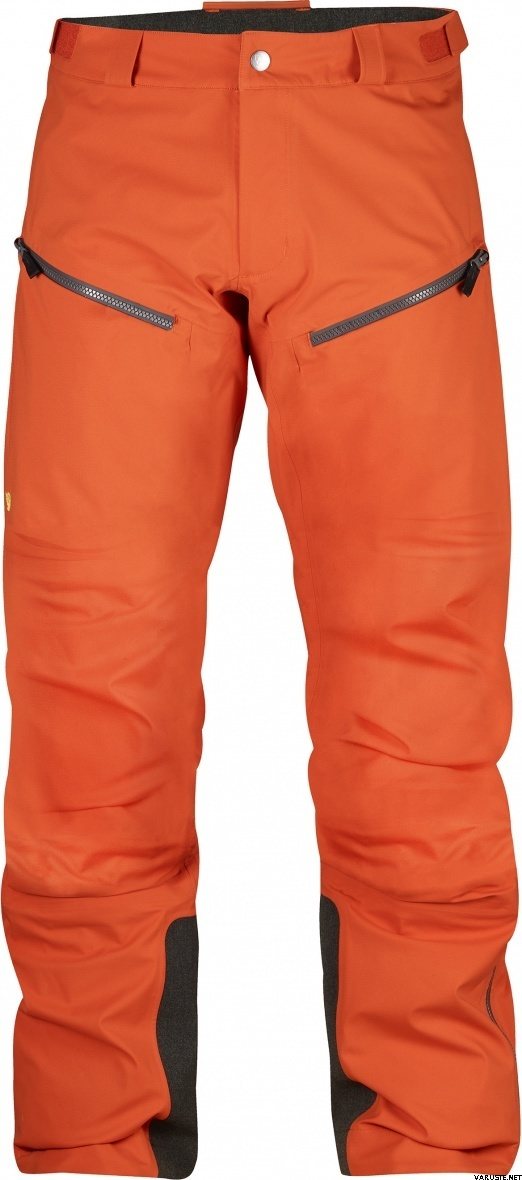Fjällräven Bergtagen Eco-Shell Trousers Mens (2019) Hokkaido Orange (208)
