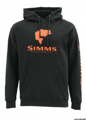 Simms Bass logo hoody Black