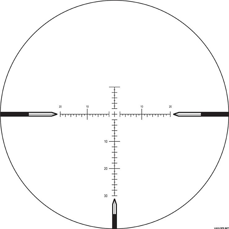 NightForce SHV 5-20x56 - ZeroSet™ - .25MOA - Non Illuminated MOAR