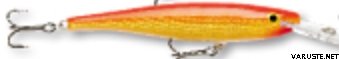 Rapala Minnow Rap 11cm MR-11 Gold Fl Red (GFR)
