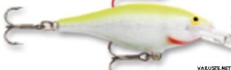 Rapala Shad Rap Shallow 7cm SSR-7 Silver Fluorescent Chartreuse (SFC)