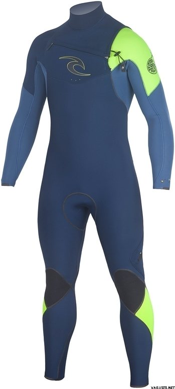 Rip Curl E-Bomb 4/3 Chest Zip Steamer Navy (49)