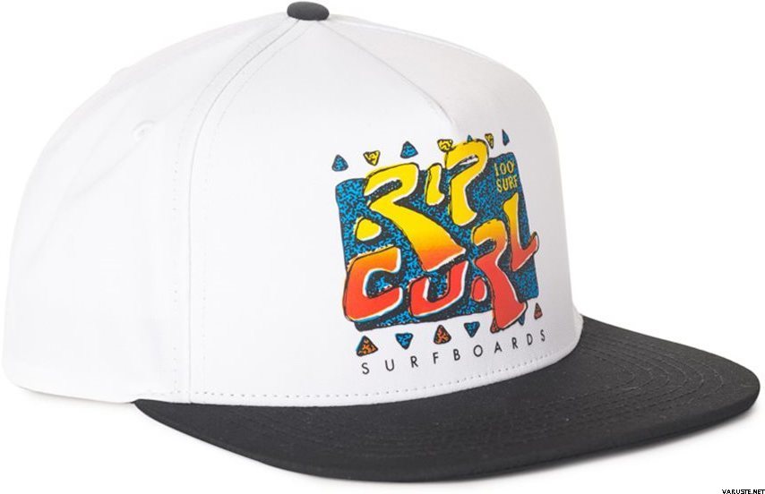 Rip Curl 100% Rad Snap Back Cap White