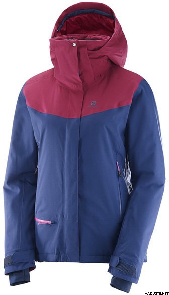 Salomon QST Snow JKT W Medieval Blue / Beet Red