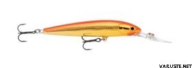 Rapala Down Deep Husky jerk 10cm DHJ-10 Gold Fl Red