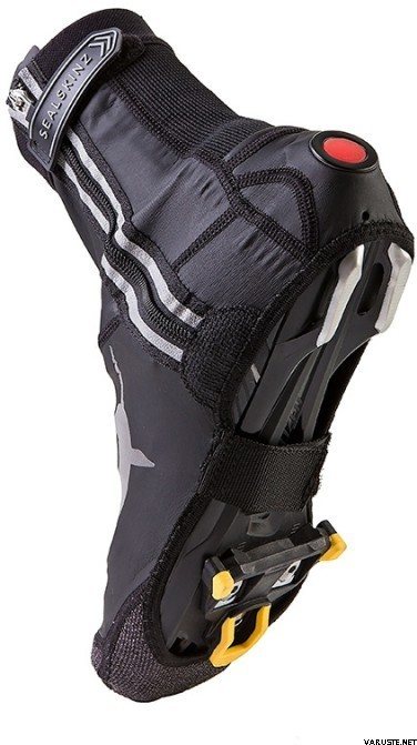 Sealskinz Lightweight Halo Overshoe Black/Red