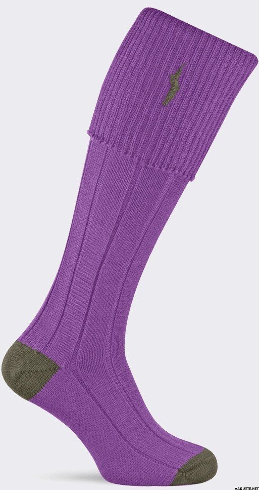 Pennine Imperial Shooting Sock Mauve