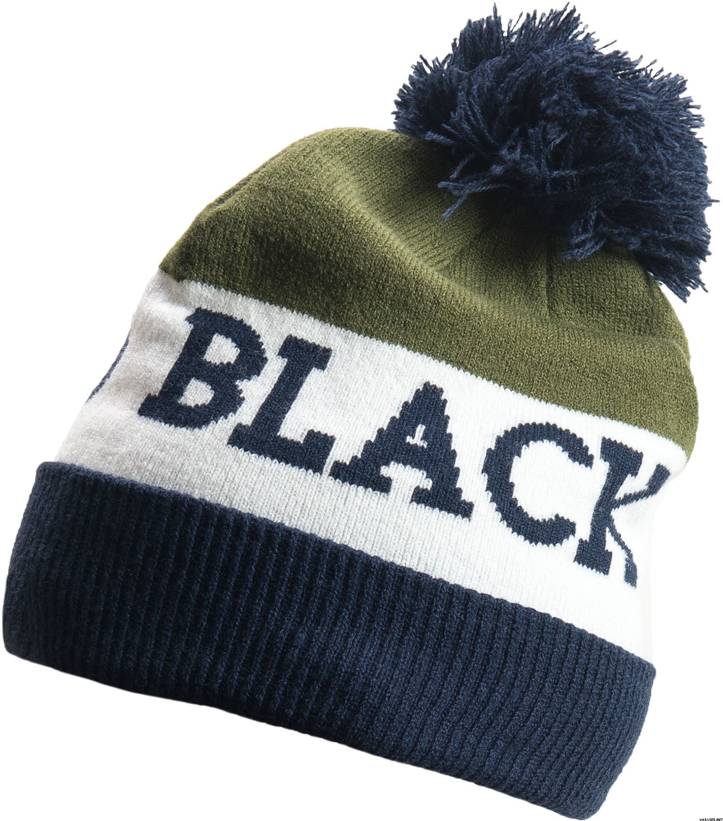Black Diamond Tom Pom Beanie Captain-White-Burnt Olive