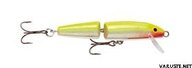 Rapala Jointed 9cm J-9 Silver Fluorescent Chartreuse (SFC)