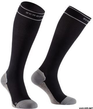 Zero Point Compression Hybrid Sock / Men Black/Grey